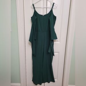 BCBGMaxAzria Jordane Cold shoulder Jumpsuit